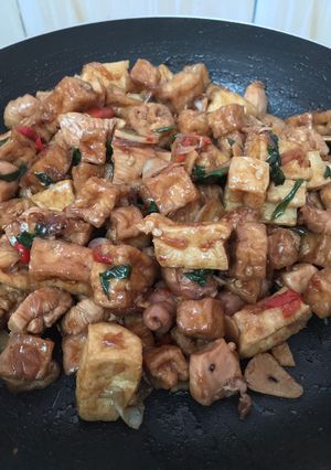 Foto resep Ayam tahu lada hitam