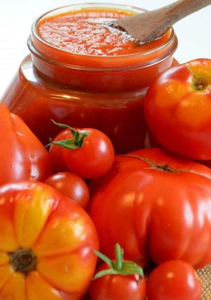 Une photo de Coulis de tomates du jardin