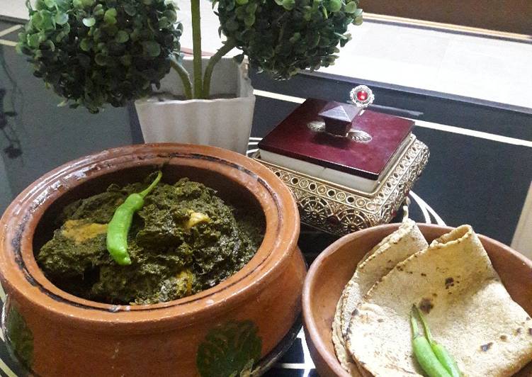 Palak(spinach) chicken