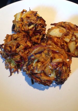 A picture of Healthy onion bhaji's.