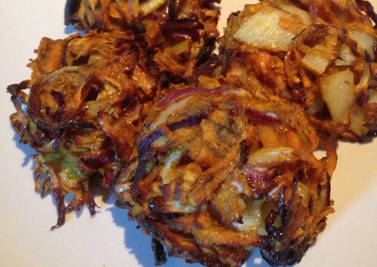 Recipe of Perfect Healthy onion bhaji&#39;s