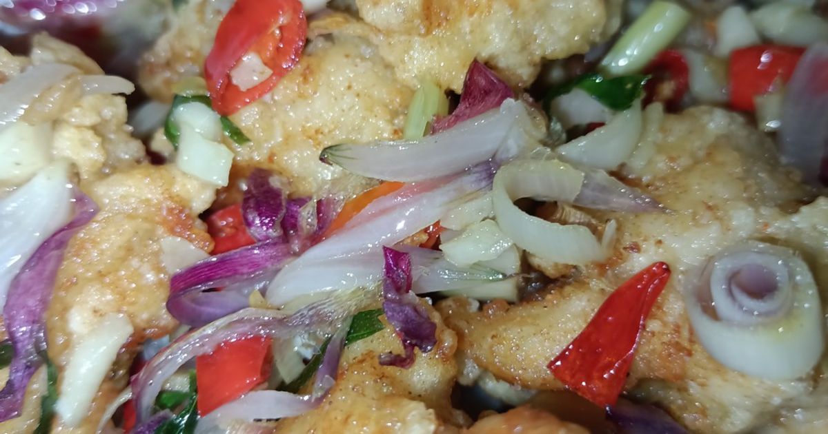 Chicken karage sambal matah