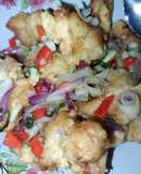 Chicken karage sambal matah