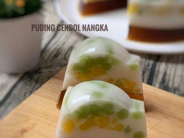 Langkah Gampang Menyiapkan Resep Puding Cendol Nangka yang Lezat Anti Ribet, Mantap