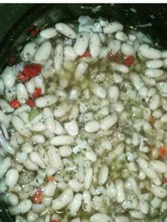 Una foto de Porotos a la vinagreta