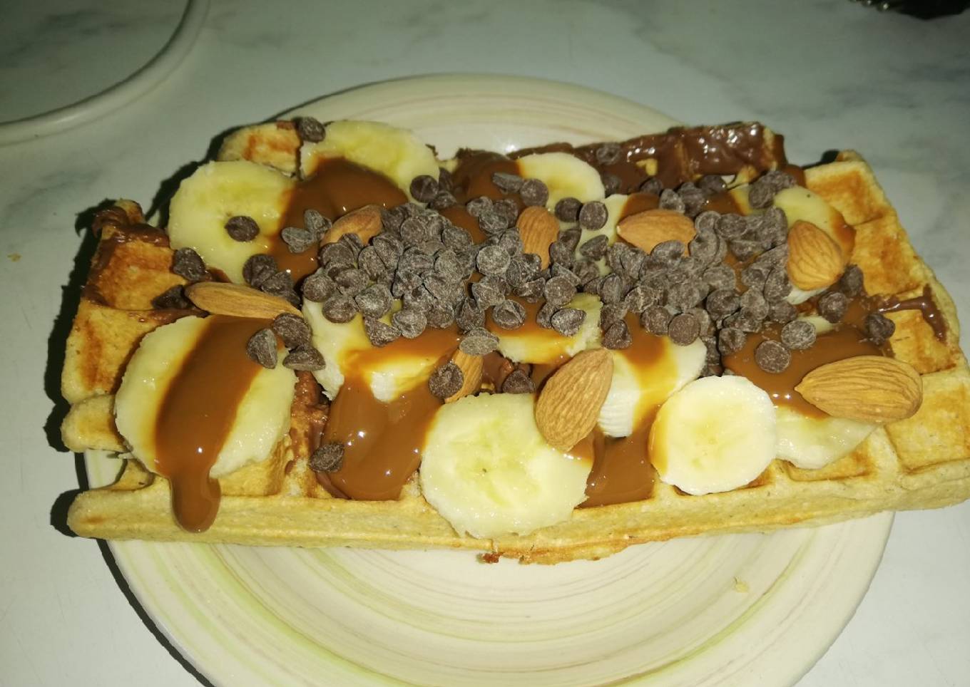 Waffles de avena
