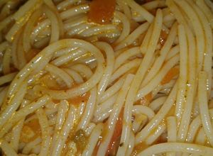 صورة لوصفة 🍝 معكرونة 🍝 بصلصة البندورة