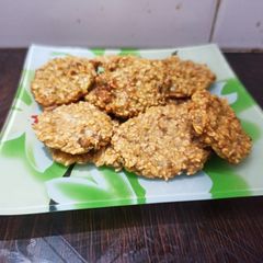 A picture of Oats banana cookies.