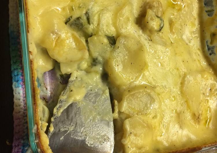 Spinach Potato Gratin