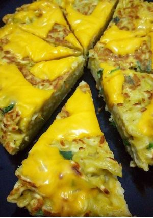 Foto resep Omelet Mie