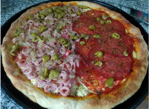 Una foto de Masa para pizzas caseras!