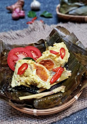 Foto resep Pepes tahu telor asin