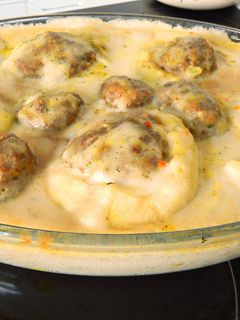 Töltött karalábé recept fotója