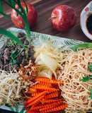 Mì trộn ngũ sắc - phiên bản dọn tủ lạnh🍝🍝🍝