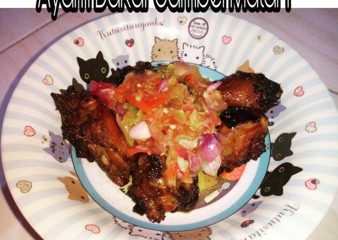 Ini dia! Resep  bikin Ayam bakar sambal matah  istimewa