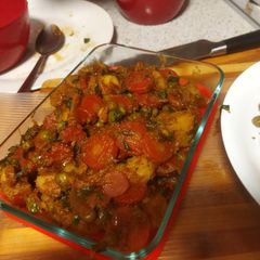A picture of Mixed vegetable sabzi.