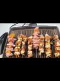 Brochetas de pavo con verduras!!! 🫑 🧅 🍅