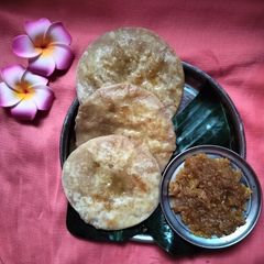 A picture of Puran poli Gudi padwa Special.