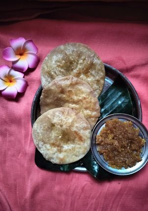 A picture of Puran poli Gudi padwa Special.