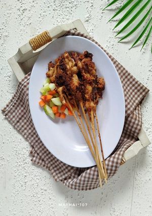 Foto resep Sate Jamur Bumbu Kacang
