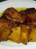 Chuletas con piña