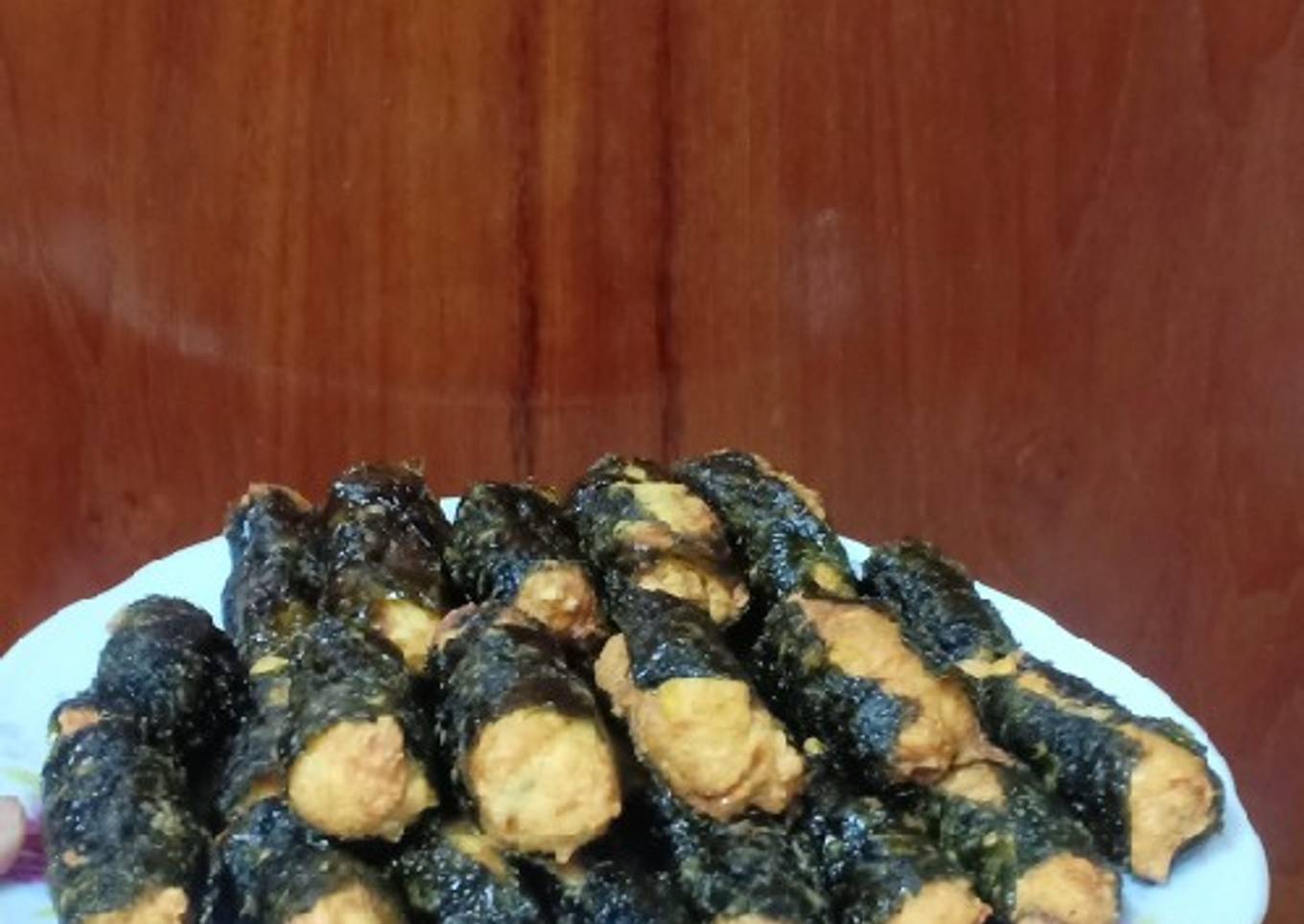 Nori gulung tahu ayam udang