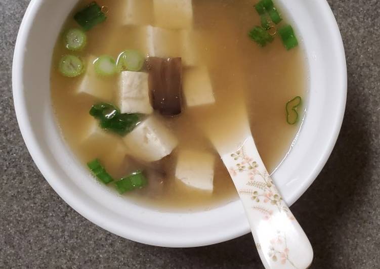 Cara Gampang Membuat #29 Miso soup ala maknyaduoje Anti Gagal
