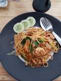 สปาเก็ตตี้ผัดต้มยำทะเล ฮาลาล🍝