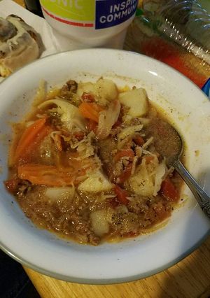 A picture of Cabbage Soup.