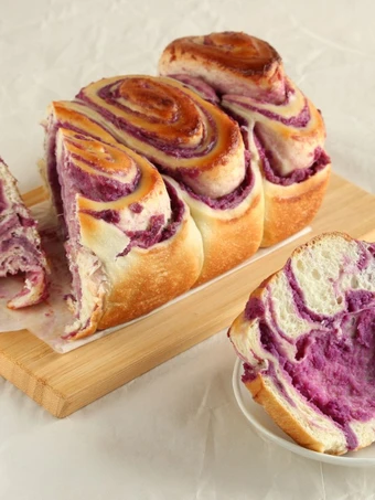 Easy Way Prepare Purple Sweet Potato Bread the Can Spoil the Tongue Tasty