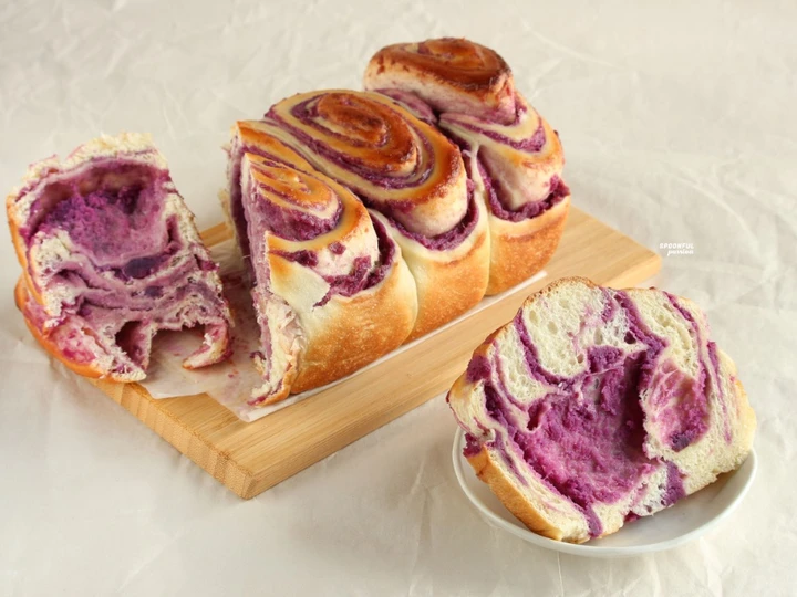 Easy Way Prepare Purple Sweet Potato Bread the Can Spoil the Tongue Tasty
