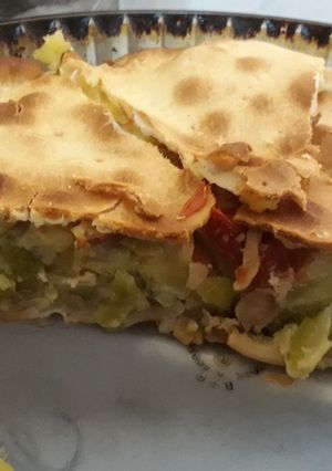 Una foto de Tarta de zapallitos como la de mi abuela