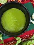 Green Garlic Chutney/ Hare Lahsun Patta Ki Chutney/ Green Garlic Coriander Chutney