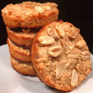 Cookies saludables de maní sin harina, crujientes sabor mantecol