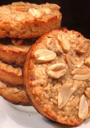 Una foto de Cookies saludables de maní sin harina, crujientes sabor mantecol