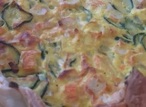 Foto di Quiche di surimi e zucchine