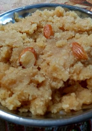 A picture of Suji halwa.