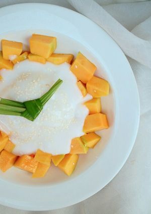 Foto resep Manggo Sticky Rice