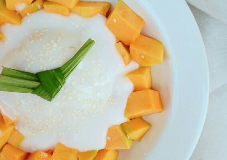 Resep Manggo Sticky Rice Anti Gagal