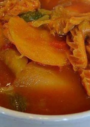 Una foto de Sopa de mondongo