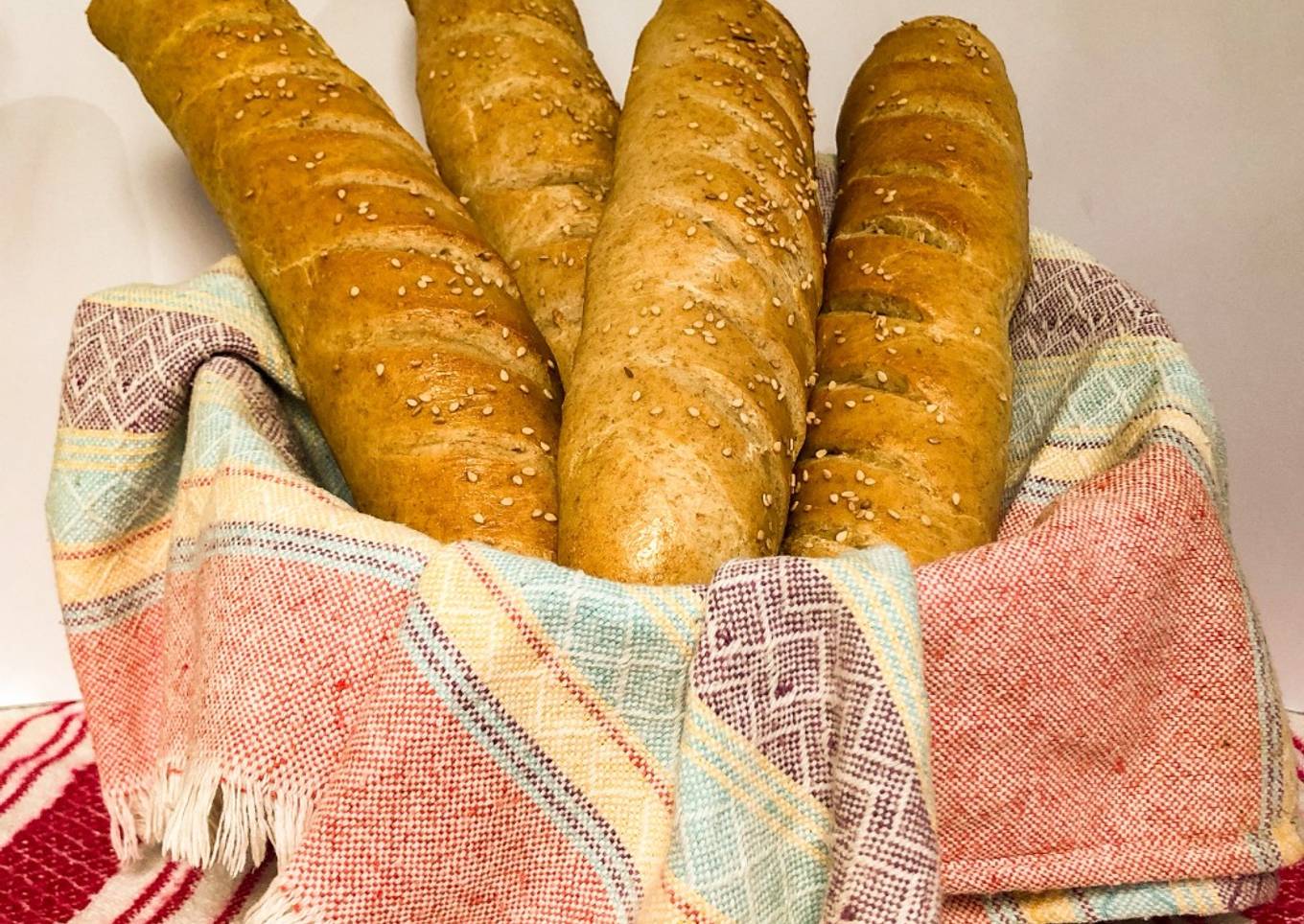 Pan rústico (Baguette)