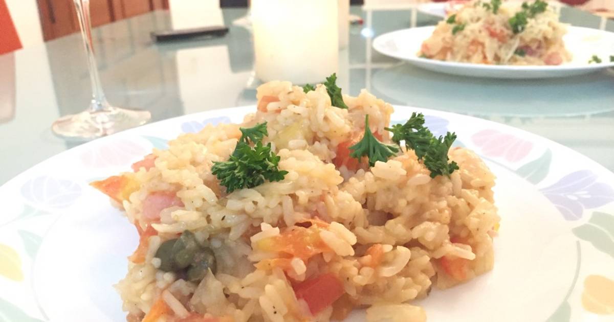 Risotto de camarones Receta de Daniel Leder Cookpad
