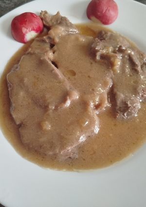 Una foto de Filetes de ternera con salsa al whisky – exprés