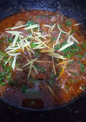 A picture of Instant Restaurant style karahi.
