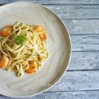 Fettucine aglio olio dengan kearifan lokal 😁