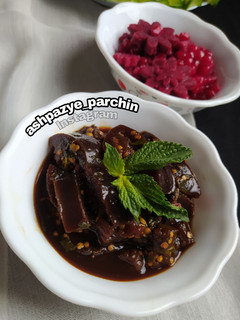 عکسی از دستور ترشی بادمجان با رب انار 🌸