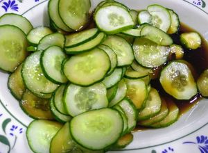 Foto de Pepino japonês com molho shoyo