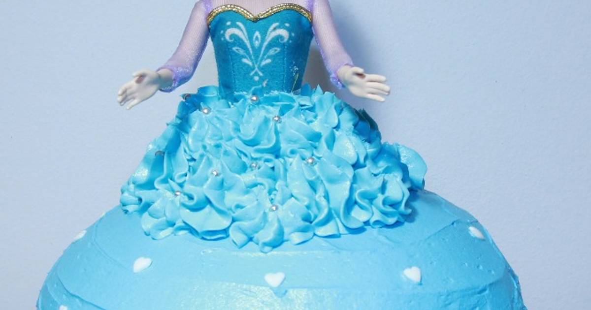 Pastel de princesa Elsa - Frozen Receta de Realmente Delicioso- Cookpad