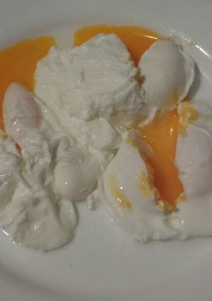 Una foto de Huevos escalfados al microondas