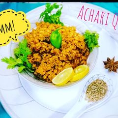 A picture of Achari Qeema!.